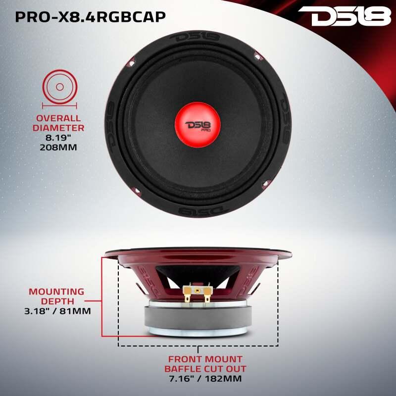 DS18 PRO-X8.4RGBCAP
