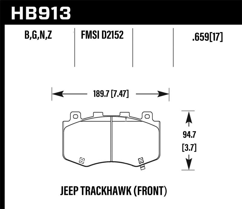 Hawk Performance HB913G.659
