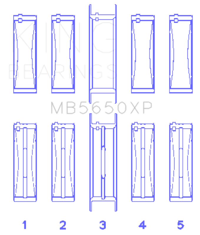 King Engine Bearings MB5650XPSTDX