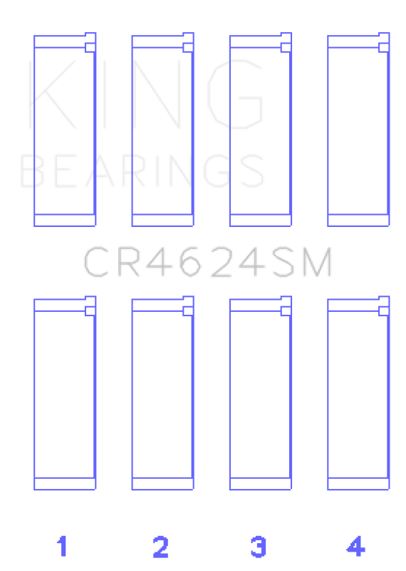 King Engine Bearings CR4624SM0.5