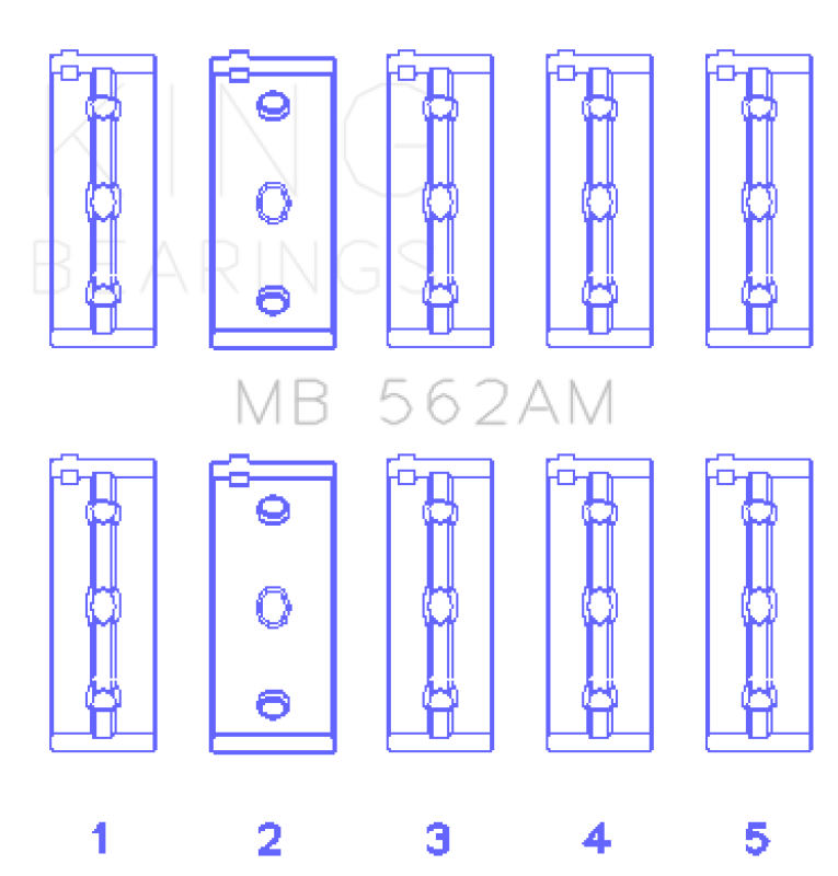 King Engine Bearings MB562AM