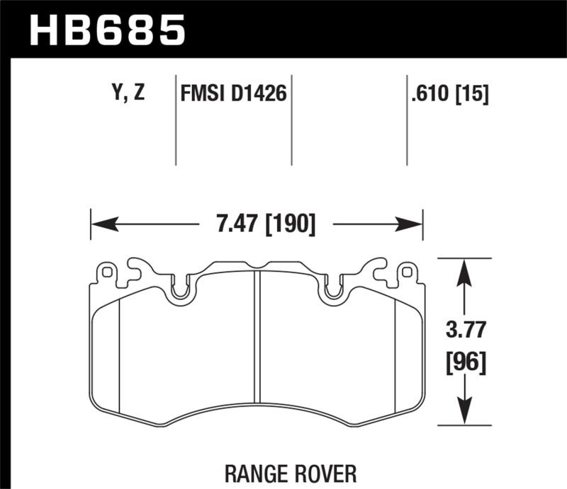 Hawk Performance HB685Z.610