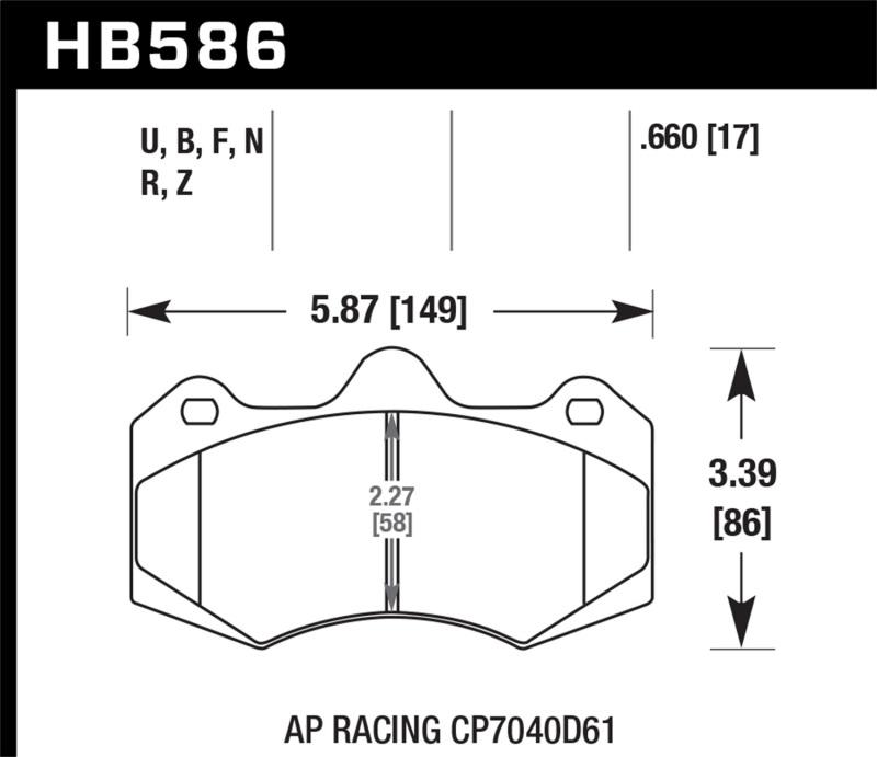 Hawk Performance HB586Z.660
