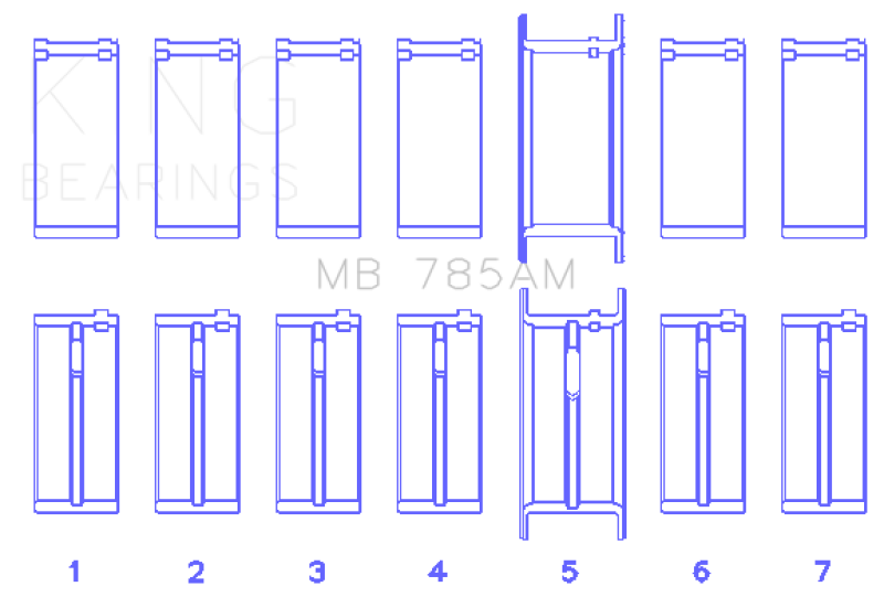 King Engine Bearings MB785AM030