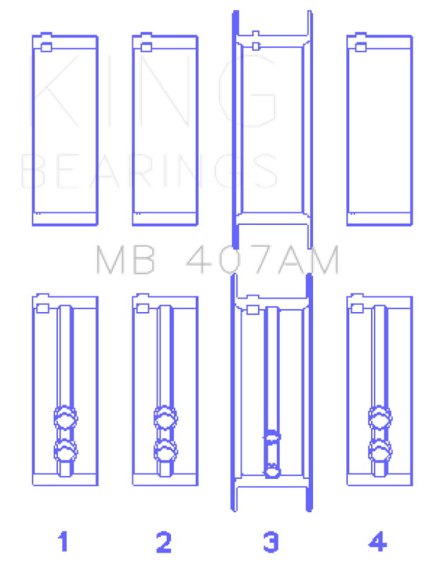 King Engine Bearings MB407AM010