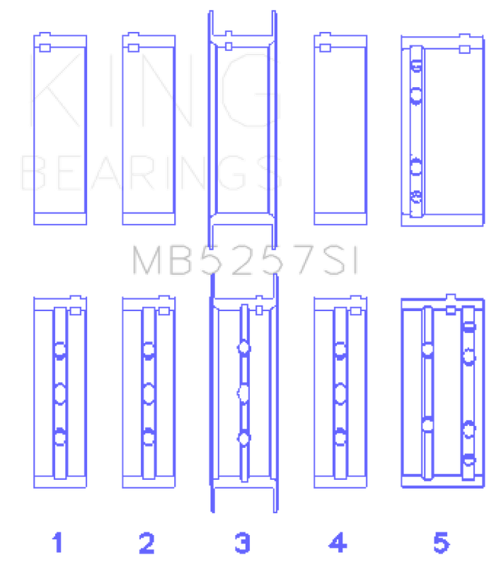 King Engine Bearings MB5257SI05