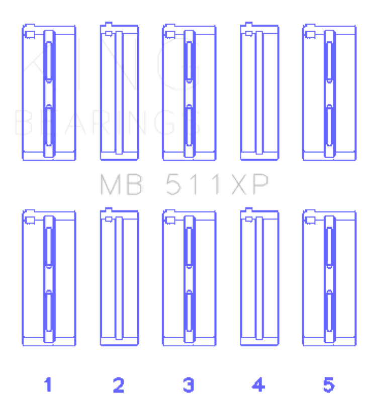 King Engine Bearings MB511XP