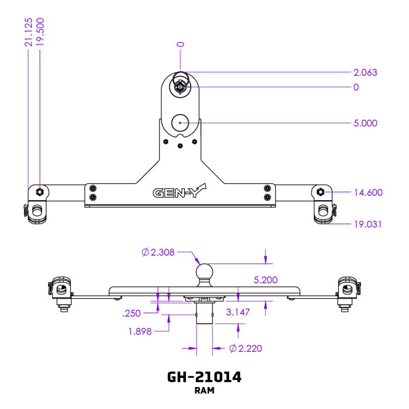 GEN-Y Hitch GH-21014