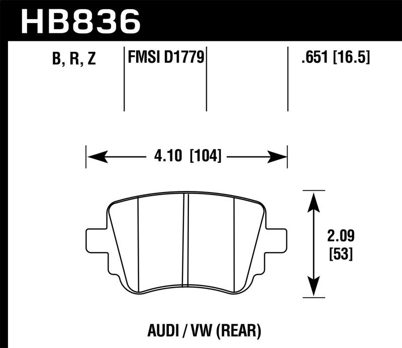 Hawk Performance HB836Z.651
