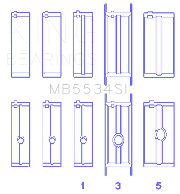 King Engine Bearings MB5534SI010