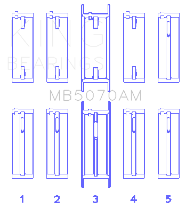 King Engine Bearings MB5070AM