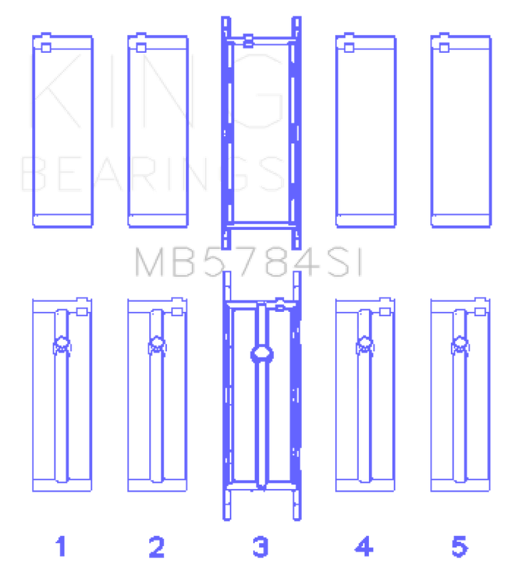 King Engine Bearings MB5784SI0.5