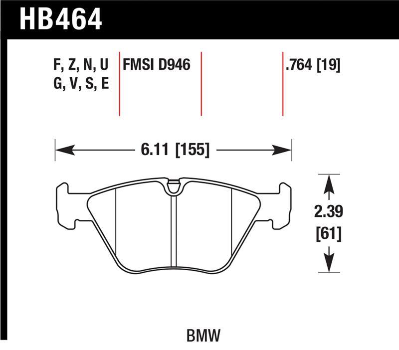 Hawk Performance HB464U.764