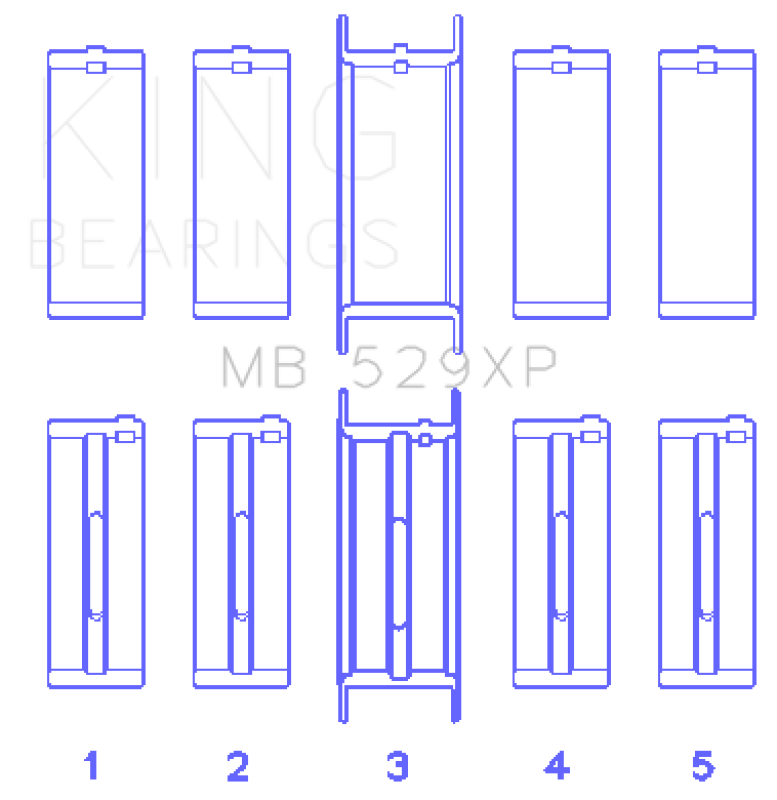 King Engine Bearings MB529XP