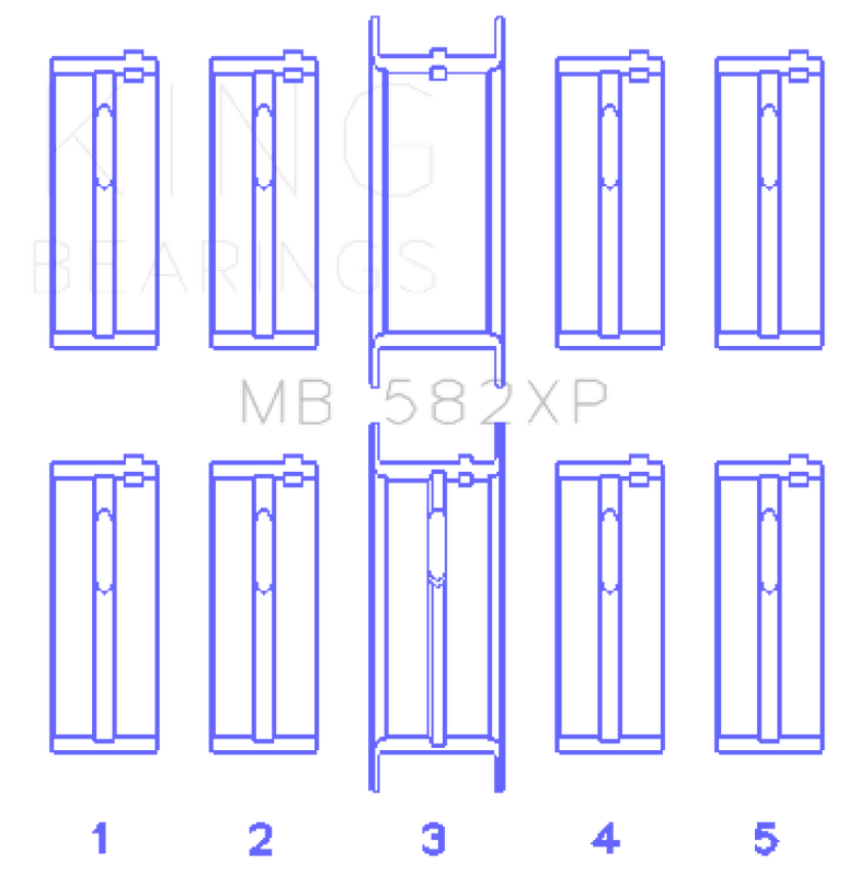 King Engine Bearings MB582XP