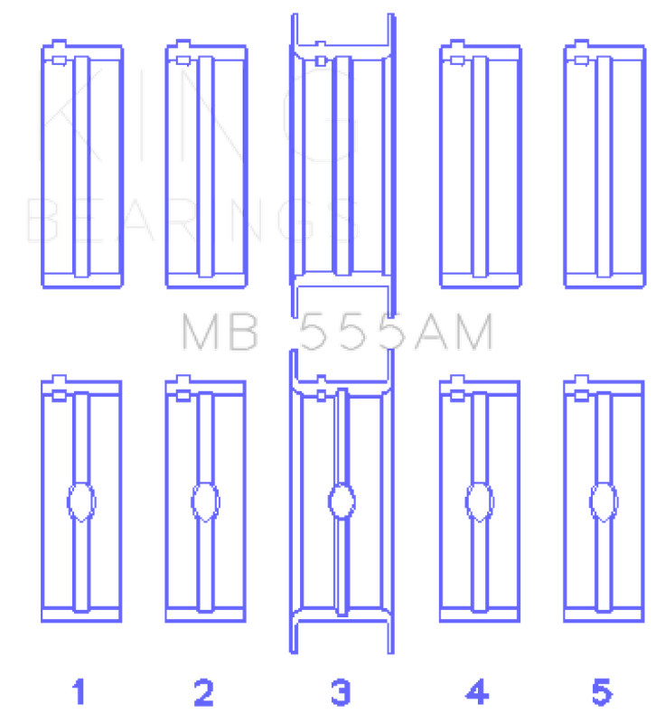 King Engine Bearings MB555AM010