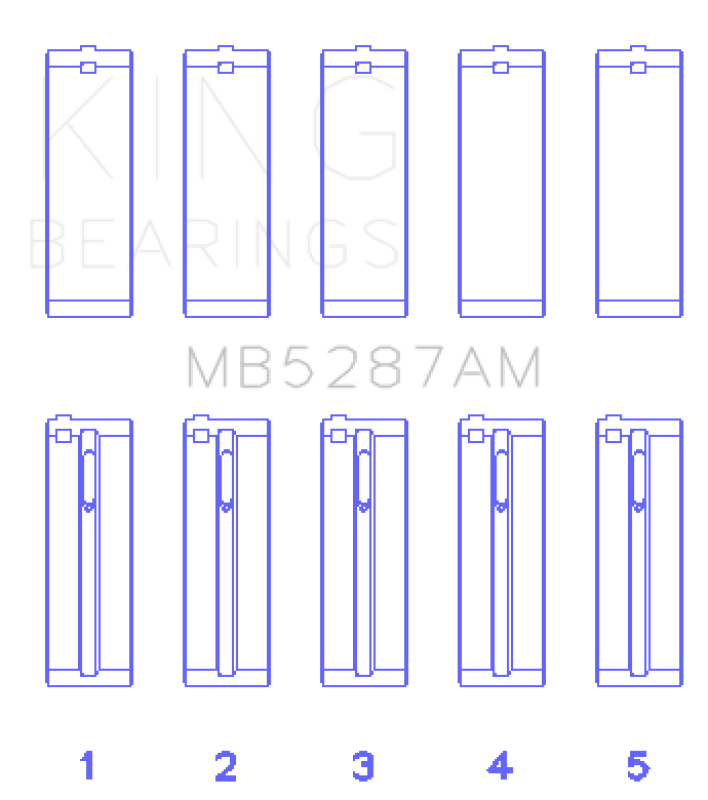 King Engine Bearings MB5287AM0.25