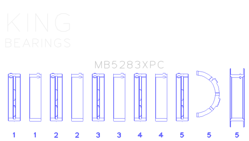 King Engine Bearings MB5283XPC