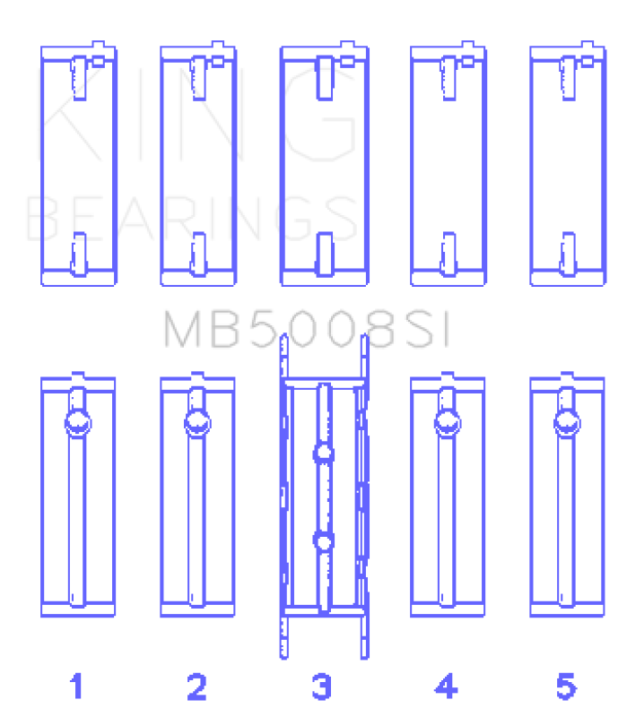 King Engine Bearings MB5008SI