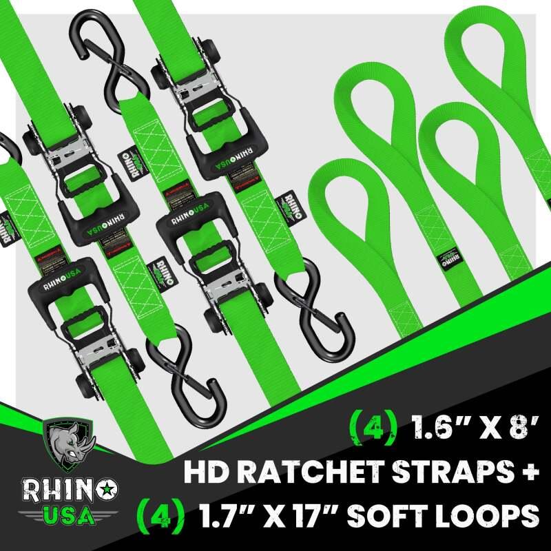 Rhino USA HDKIT-4PK-GRN