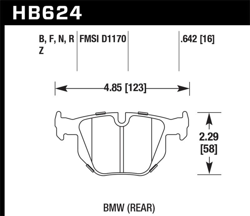Hawk Performance HB624Z.642