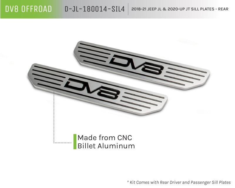 DV8 Offroad D-JL-180014-SIL4