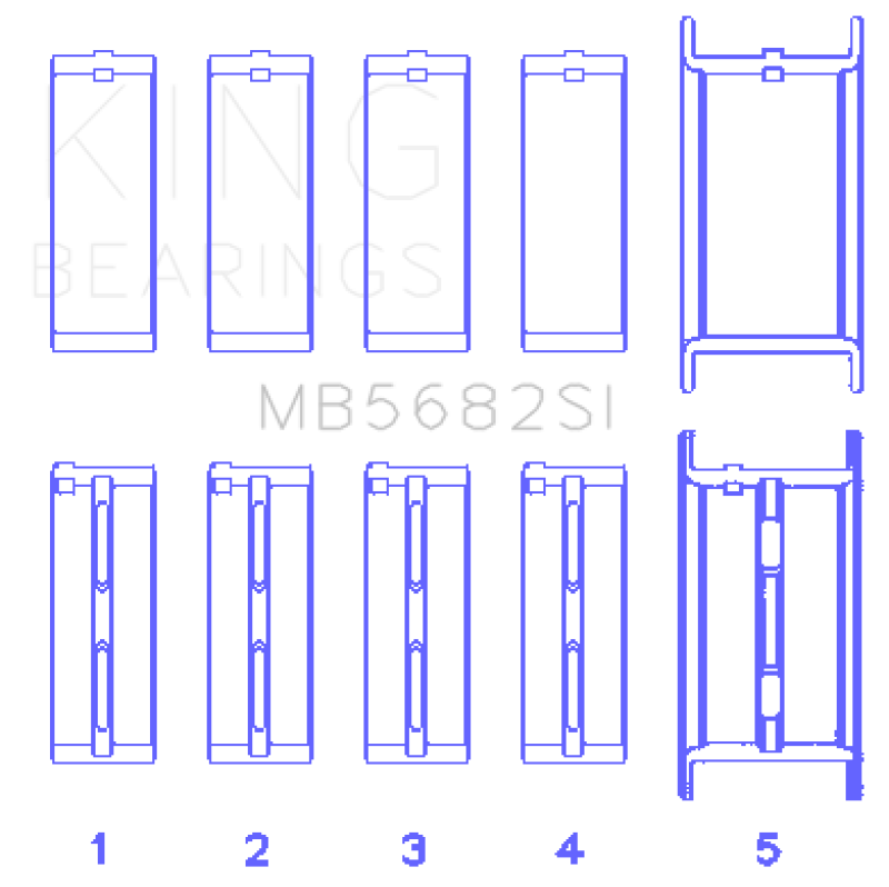 King Engine Bearings MB5682SI