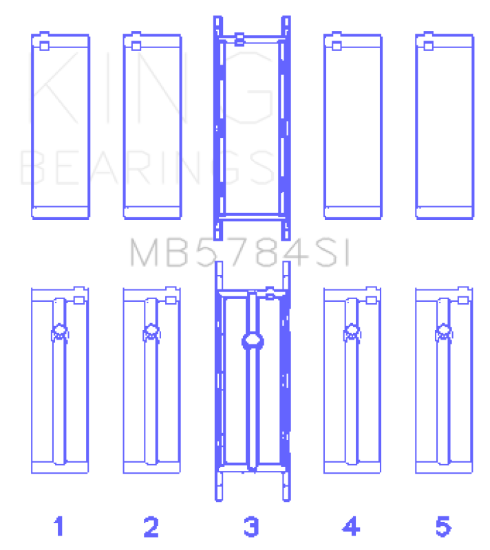 King Engine Bearings MB5784SI0.5
