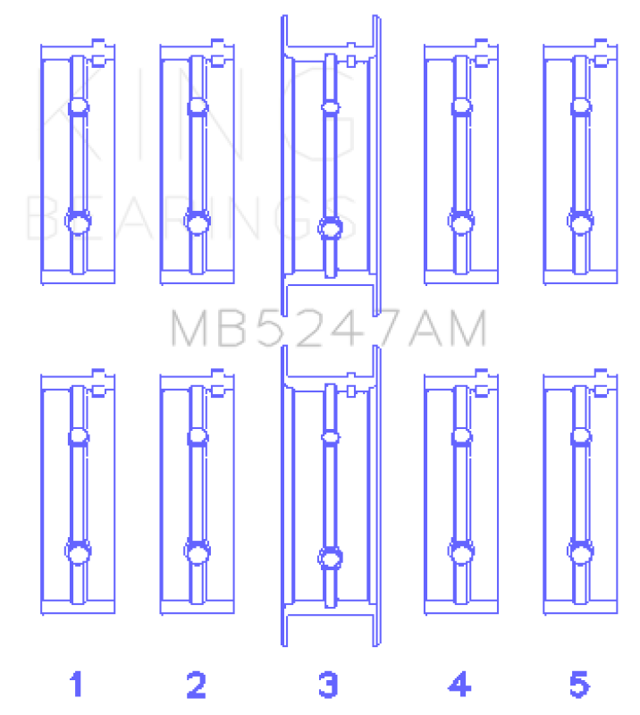 King Engine Bearings MB5247AM