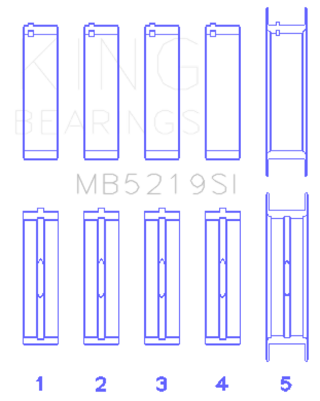 King Engine Bearings MB5219SI
