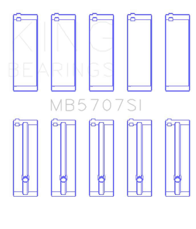 King Engine Bearings MB5707SI0.25