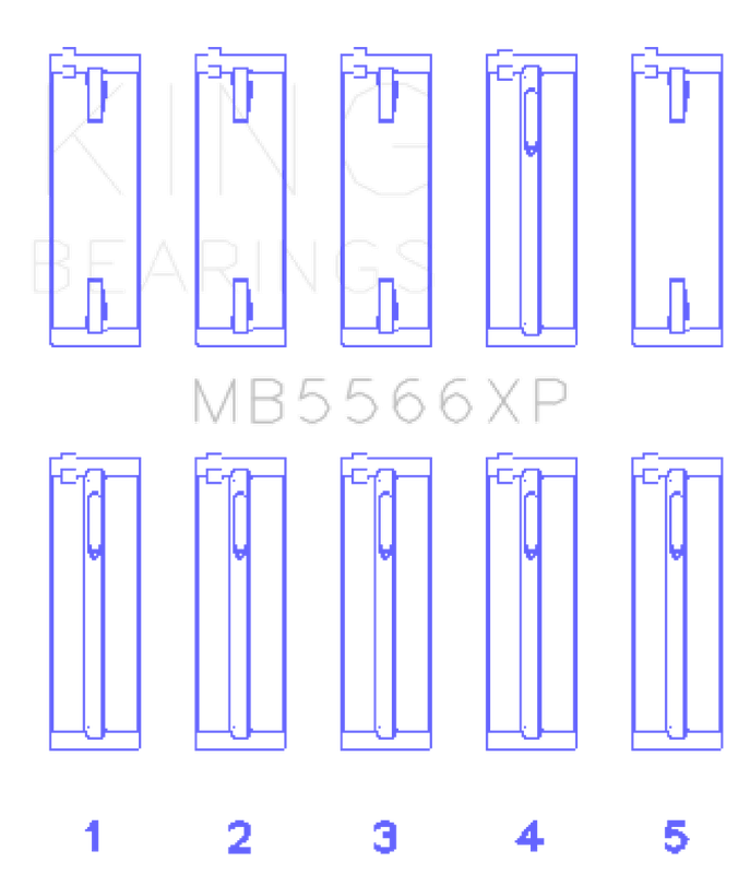 King Engine Bearings MB5566XPSTDX