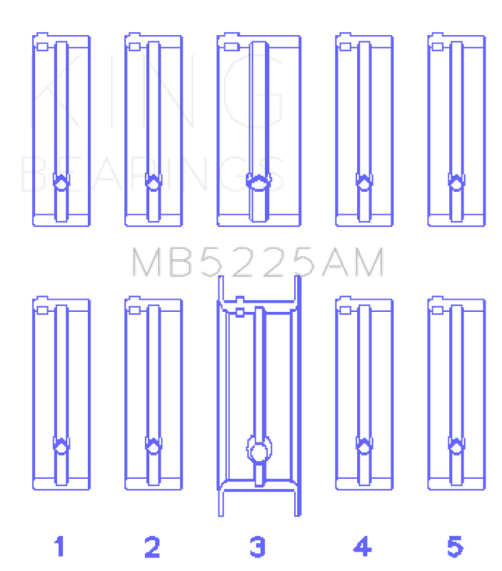 King Engine Bearings MB5225AM
