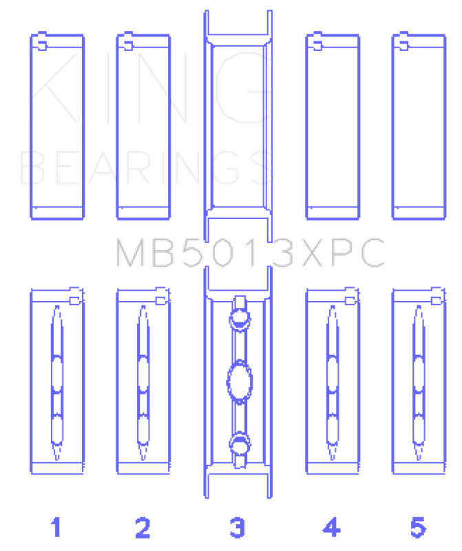 King Engine Bearings MB5013XPCSTDX