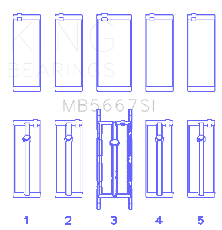King Engine Bearings MB5667SI0.5