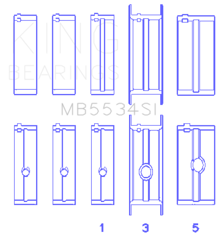 King Engine Bearings MB5534SI010