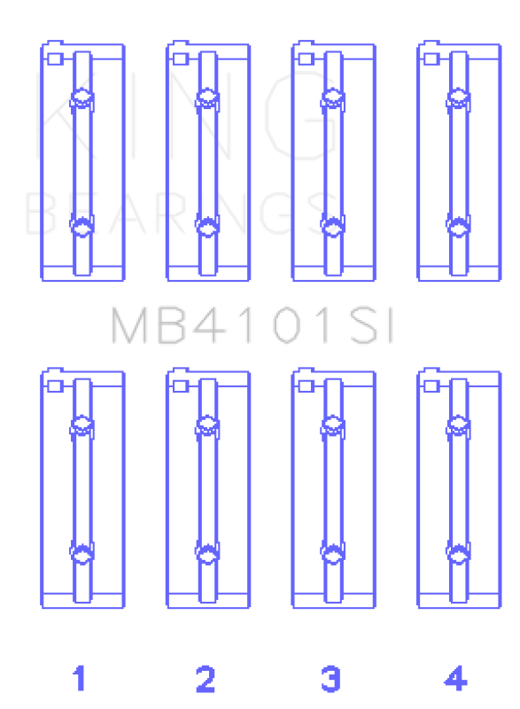 King Engine Bearings MB4101SI