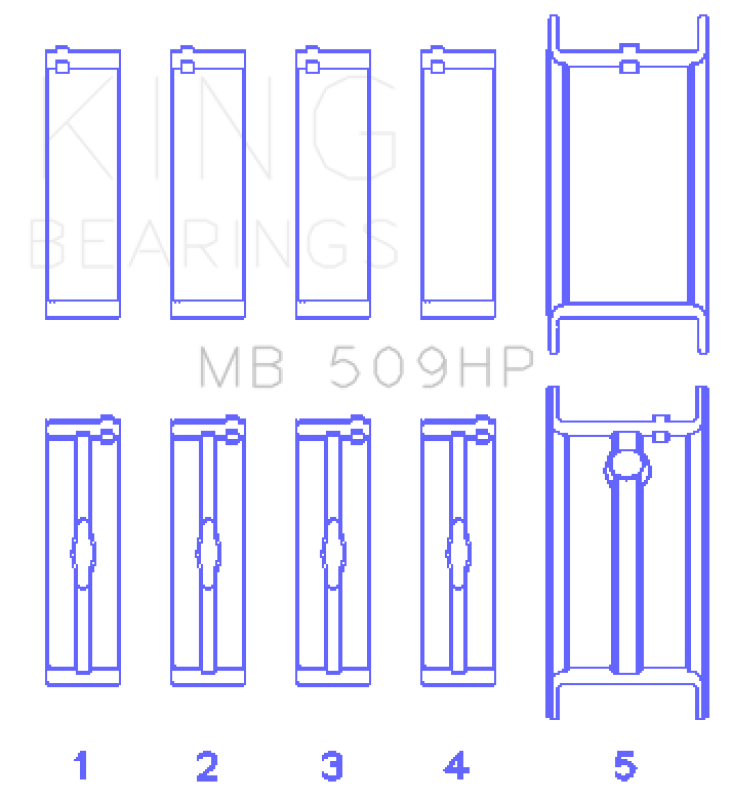 King Engine Bearings MB509HP