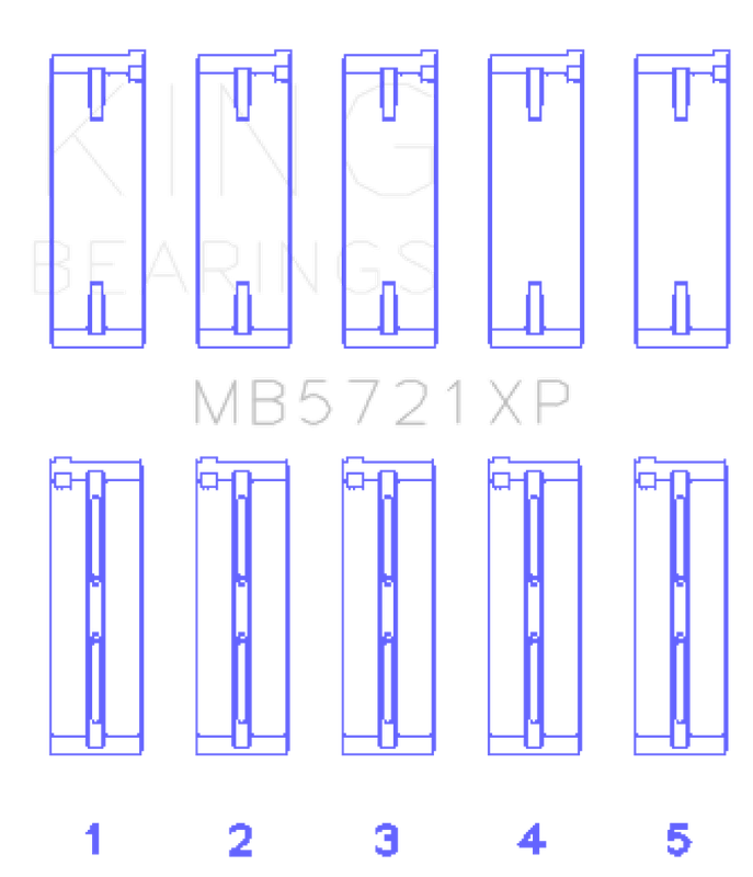 King Engine Bearings MB5721XP