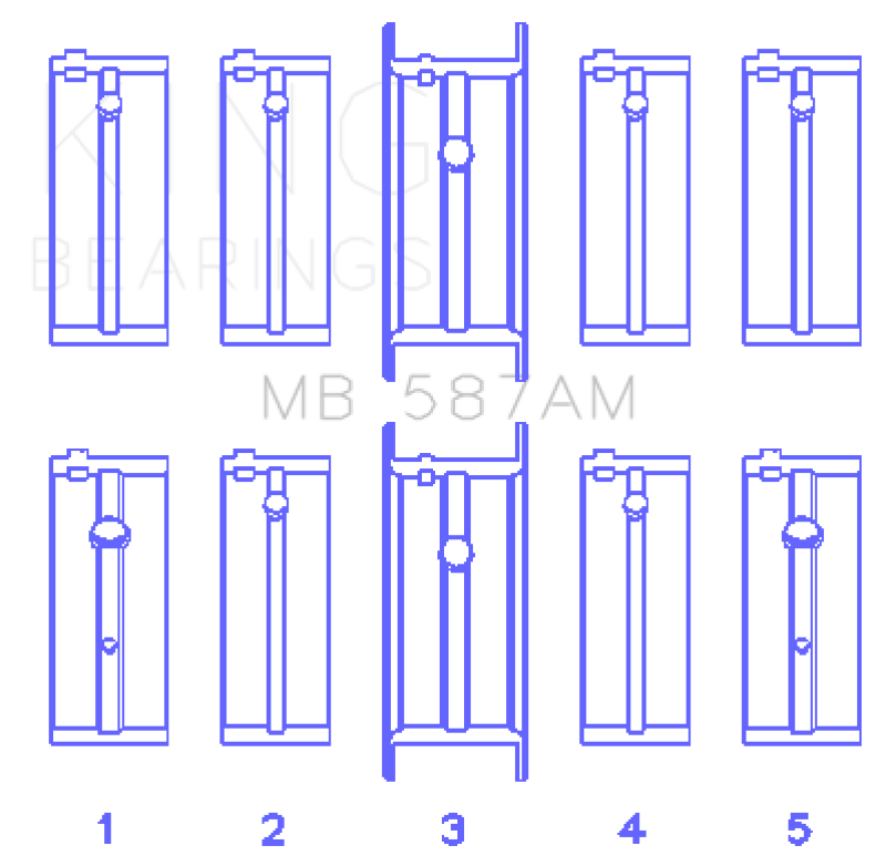 King Engine Bearings MB587AM
