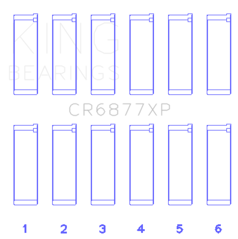 King Engine Bearings CR6877XP.026