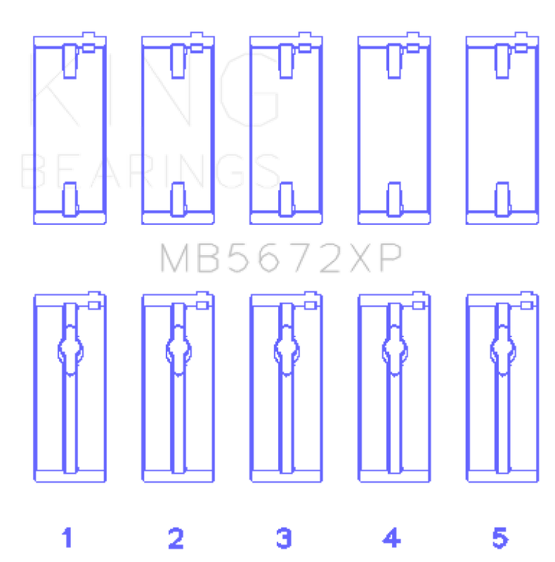 King Engine Bearings MB5672XP