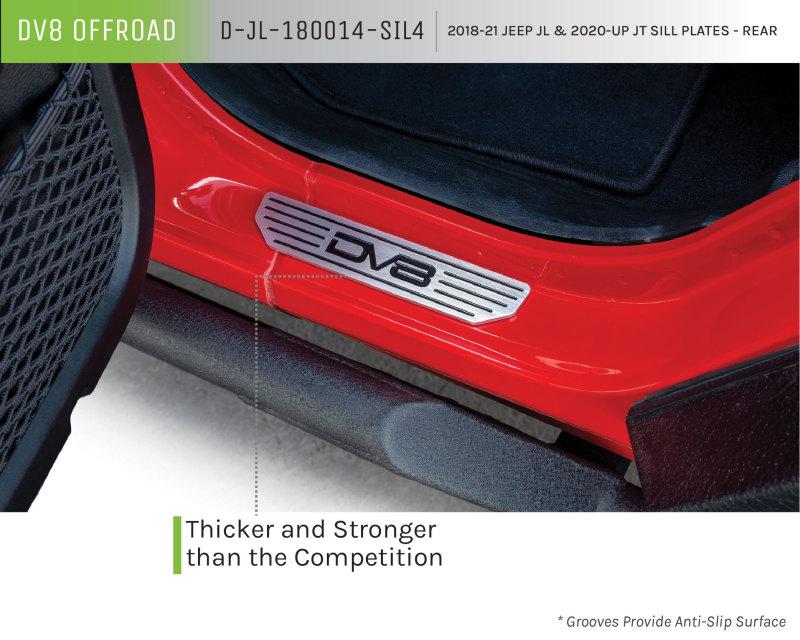 DV8 Offroad D-JL-180014-SIL4