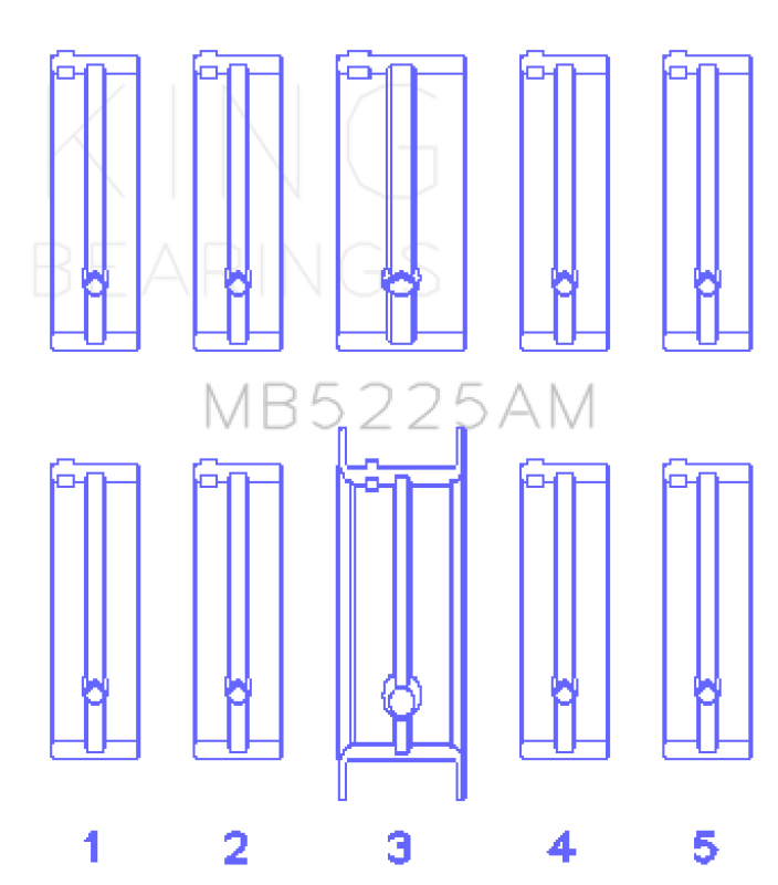 King Engine Bearings MB5225AM