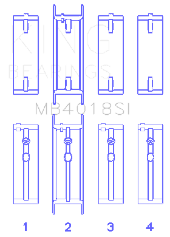 King Engine Bearings MB4018SI