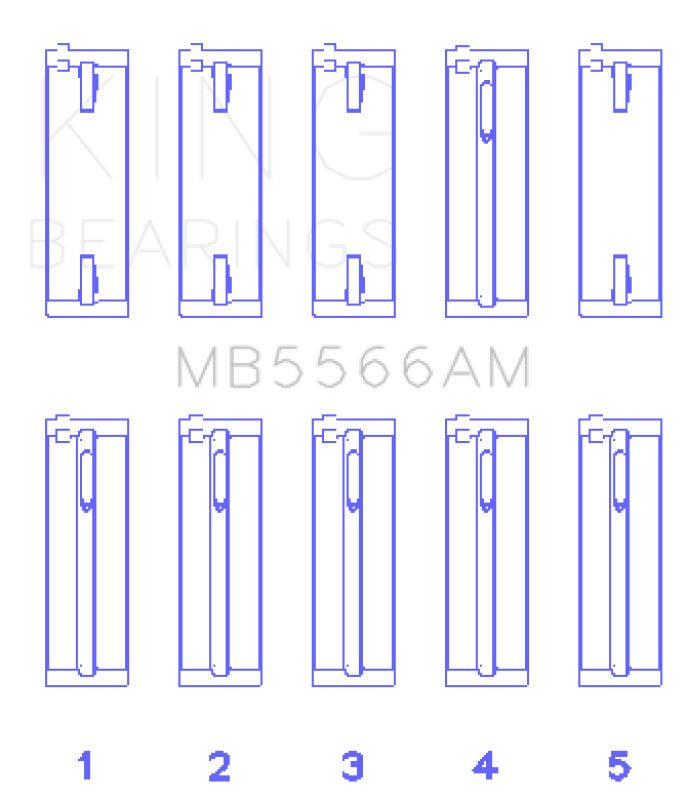 King Engine Bearings MB5566AM