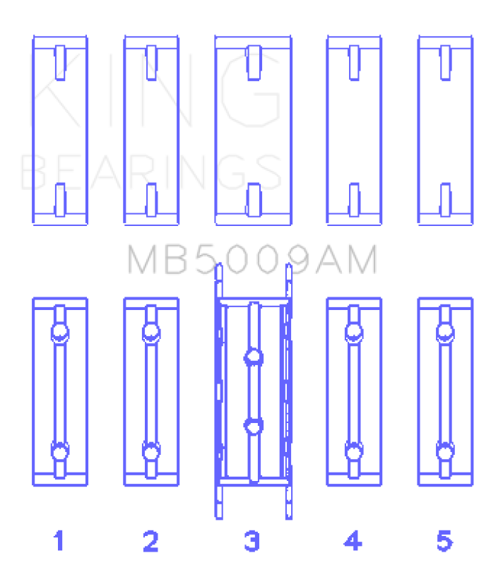 King Engine Bearings MB5009AM