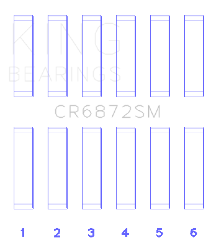 King Engine Bearings CR6872SM0.25