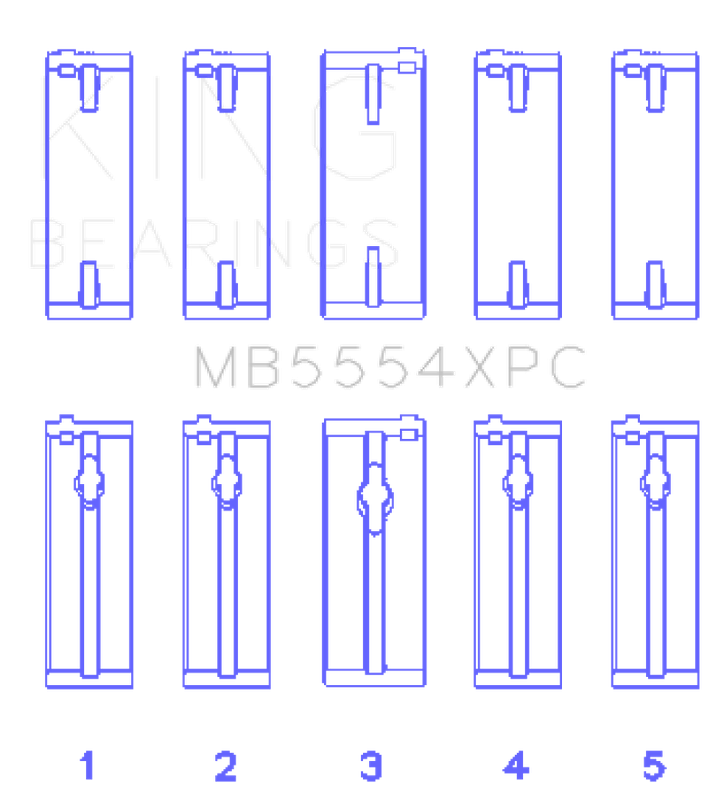 King Engine Bearings MB5554XPC