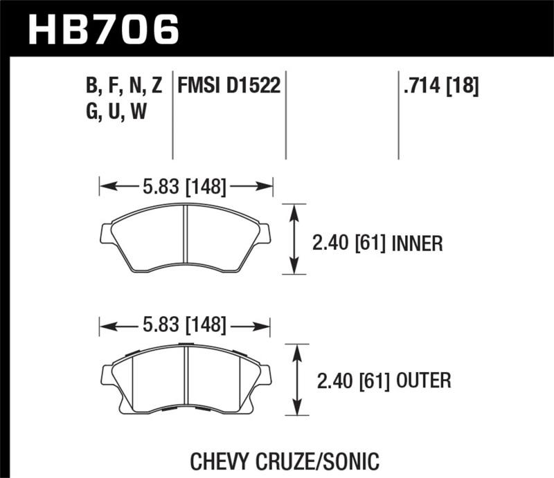 Hawk Performance HB706Z.714